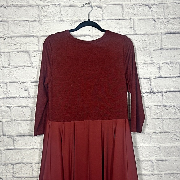 Burgundy high low top multi media Diane Gilman - Picture 5 of 12